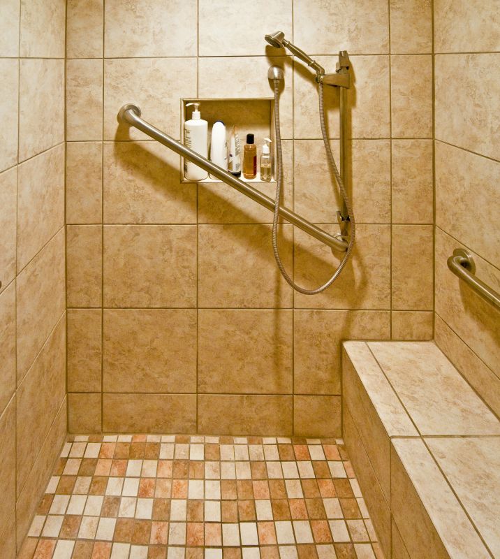 Disability Shower Installation detail
